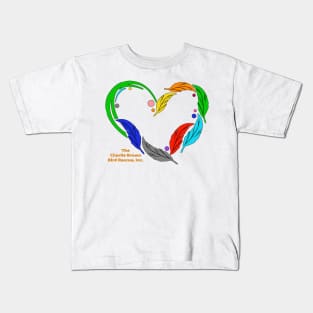 CB feather heart Kids T-Shirt